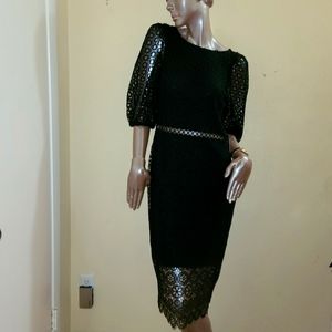 Express Black Size Medium Lace Dress